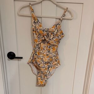 Floral One-Piece Swimsuit- CUPSHE